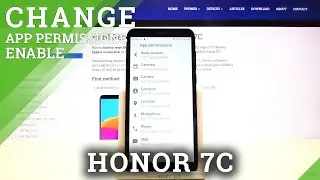 How to Manage Apps – App Permissions in HUAWEI Honor 7C