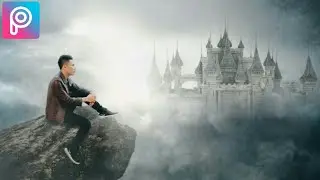 How To Make a Fantasy Photo Manipulation - Castle Above - Picsart Manipulation Tutorial