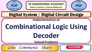 DS 14 Implementation of Combinational Logic Using Decoder   Solved Problems