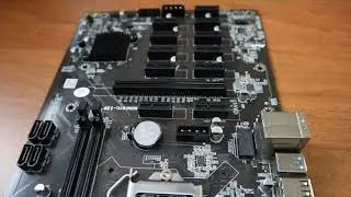 Материнская плата B250 BTC для майнинга Lga 1151, поддержка 12 PCI-E16X