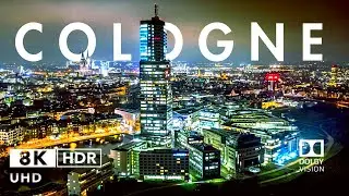 Cologne, Germany in 8K ULTRA HD HDR 60 FPS Video by Drone