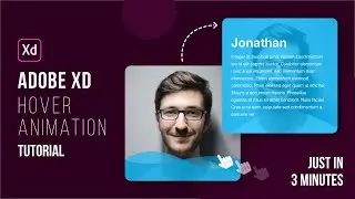 Hover Animation In Adobe XD | Adobe XD Tutorial 2022 | Hover Effect
