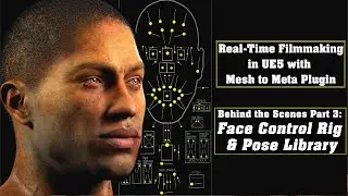 Unreal Engine 5 | Enzo Behind the Scenes | Part 3: Metahuman Face Control Rig Test