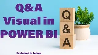 20) What is Q&A Visual in Power BI | Explained in Telugu | Power BI Telugu Tutorials