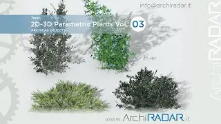 2D 3D Parametric Plants Volume 03