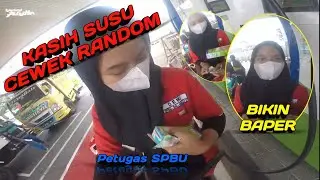 Bikin Salting 🥰| Kasih Susu Kotak Ke Petugas SPBU | Motovlog Kapten Agum