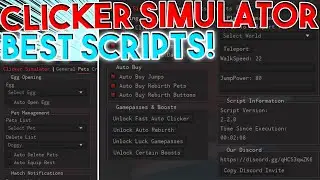 ⚡Clicker Simulator!⚡Script /Hack GUI's (AUTO FARM, DUPE PETS) *PASTEBIN 2022*