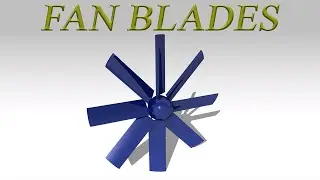 ✅💯✅ Catia Model for Ansys # 31 : Fan with Airfoil Cross-Section
