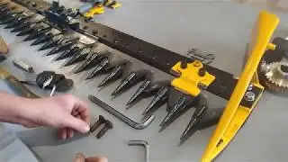 Чешская косилка МФ70. Настройка режущего аппарата.