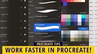 TOP 7 PRODUCTIVITY TIPS YOU SHOULD KNOW IN PROCREATE