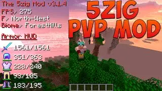 Minecraft | How to install 5zig PvP Mod and Optifine and Review (1.8.8)