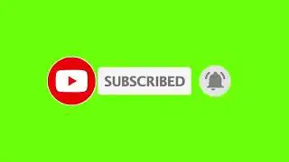 Subscriber button, Green Screen absolutely free