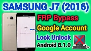 Samsung J7 (2016) Frp Bypass | Android 8.1.0 | Without Pc | New Method | J710 Google Account Unlock.