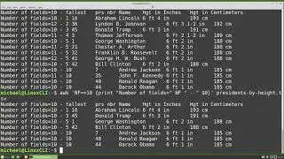 Linux Command Line (43) awk pt1