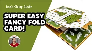Make a Fancy Fold Christmas Card the Easy Way