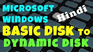 ✅ How to Convert Dynamic Disk to Basic Disk | Basic Disk to Dynamic Disk in Hindi