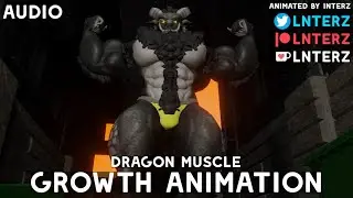 Weredragon Muscle Growth Animation (Short Version)