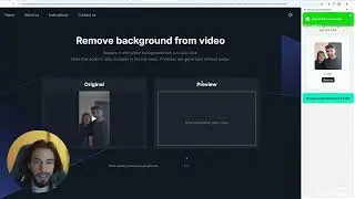 How to remove background in video?