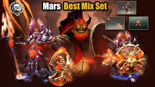 Dota 2 Mars Best Mix Set Immortal God's Mercy + Progenitor's Bane