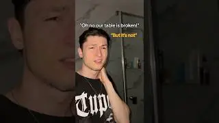 “Our Table Is Broken!”😭