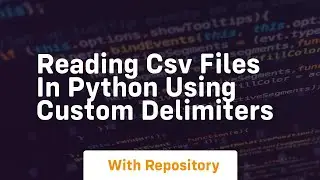 Reading csv files in python using custom delimiters