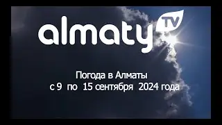 ПРОГНОЗ ПОГОДЫ  с 9  по 15  сентября  2024 года