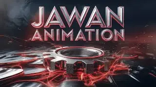 3D Jawan Title Animation in After Effects