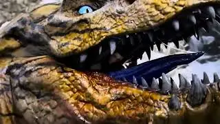 ￼ Dinosaur enjoying eating a tiny person for a snack ￼￼