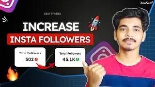 Increase Followers On Instagram  2024 Telugu🔥 || Ep-10