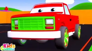 Pickup Truck, Formation Videos for Children, Car Cartoons by Kids Channel