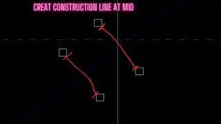 construction line horizontal and vertical in AutoCAD