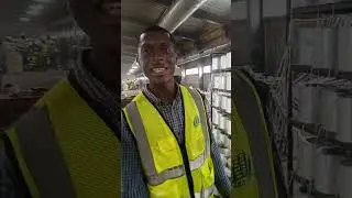 At Fiber Glass Rod warehouse (Viva) (Manufacturing Company) Team, Ghana