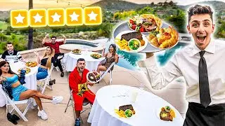 I Opened a 5-STAR RESTAURANT in my BACKYARD!! **$10,000 MEAL**