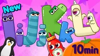 New I J K L M song collection - ZooZooSong alphabet monsters song