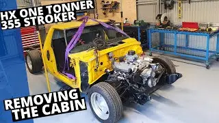 Holden One Tonner 355 Stroker Build - Removing the cabin