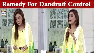 Effective Home Remedy For Dandruff Control