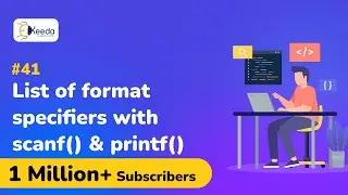 List of format specifiers with scanf() and printf()  - Data Input and Output -  C Programming