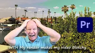 Why is my render  so Noisy / blotchy ? (Premiere Pro)