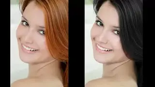 Create different hair colour effects in photoshop