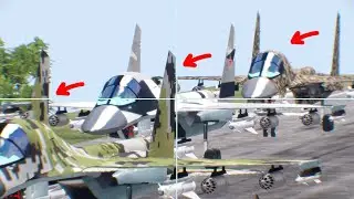 All Russian Fighter Jets Destroyed at the Air Base of Crimea City by Ukrainian Troops - Arma 3