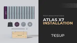 TESUP ATLAS X7 Wind Turbine - Installation Video