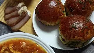 ОЧЕНЬ ВКУСНЫЕ! ЧЕСНОЧНЫЕ ПАМПУШКИ К БОРЩУ♨️👍🏼