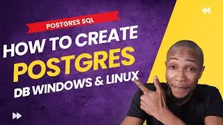 How to create Postgres Database | Postgres Course