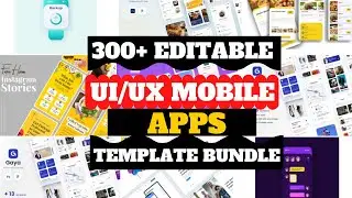 Top 300 Free & Premium Mobile Ui Kits for App Designers 2021