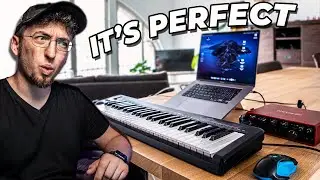 THE ULTIMATE *minimalistic* MUSIC STUDIO SETUP!! (2022) | music producer vlog