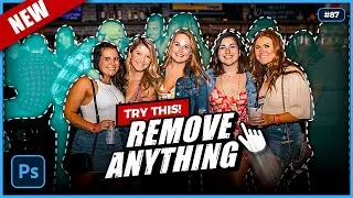 HOW TO REMOVE ANY OBJECT IN PHOTOSHOP 2024 WITH GENERATIVE FILL