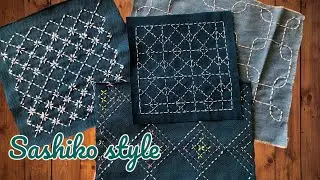Sashiko-декоративные швы#boro#sashiko#diy