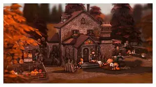 Тыквенная ферма 🎃👻 / Pumpkin Farm / ► Строительство в The Sims 4 / No CC + скачать