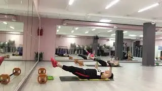 Упражнение для «пресса» + жим/ Функциональный тренинг - семинар SuperFitness Company