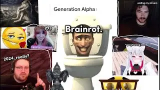 Twitch Streamers reacts to brainrot (Gen alpha)